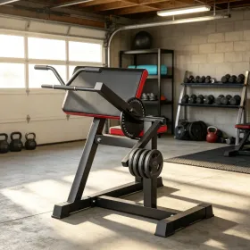 2-In-1 Heavy-Duty Bicep Preacher Curl Bench: Bicep Curl Machine With Adjustable Seat & Elbow Cushion Perfect For Home Gym Arm Training