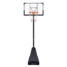 Tothecore Basketball Stand 7.55-10.00 Ft Adjustable Portable Basketball Hoop & Goal Pc Backplate, Large Base & Wheels