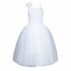 Women Sleeveless Ballet Long Dress Gauzy Ballet Tutu Skirt Dance Stage Performance Costumes