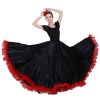 Elegant Ballroom Dancing Latin Dance Party Long Swing Race Skirt