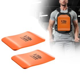 Curved Weight Vest Plates, 8.75 LB Pairs, Premium Steel Tactical Weighted Plates for Vest, Ergonomic Design, for Strength Endurance Training, Run