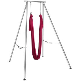Aerial Yoga Frame & Yoga Hammock, 9.67 ft Height Professional Yoga Swing Stand Comes with 6.6 Yards Aerial Hammock, Max 551.15 lbs Load Capacity