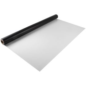 Dance Floor, 6.6x23ft Dance Floor Roll, 0.06in Thick PVC Vinyl Dance Floor, Black/White Reversible Portable Dance Floor, Non-Slip Dance Flooring