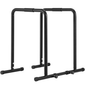 Dip Bar, 440 lbs Capacity, Heave Duty Dip Stand Station with Adjustable Height, Fitness Workout Dip Bar Station Stabilizer Parallette Push Up Sta
