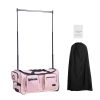 Dance Bag with Garment Rack, 29 Inch Rolling Dance Duffel, with Wheels, Height Adjustable Clothes Rack, USB Port, Privacy Protection Curtain