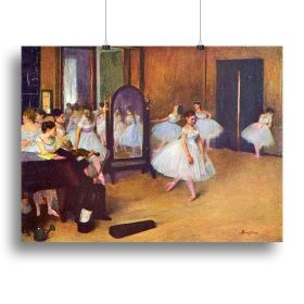 The dance hall by Degas Canvas Print or Poster