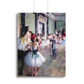 The dance class by Degas Canvas Print or Poster