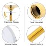 Dance Pole Spinning Static Dancing Pole Portable Removable for Home Club Bar Gym 86.2-109.8" Height Adjustable Weight Capacity 440lb Gold