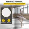 Dance Floor, 6.6x23ft Dance Floor Roll, 0.06in Thick PVC Vinyl Dance Floor, Black/White Reversible Portable Dance Floor, Non-Slip Dance Flooring