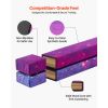 8FT Folding Balance Beam for Kids, 300LBS Stable Support Gymnastics Floor Beam with Non-Slip Mat