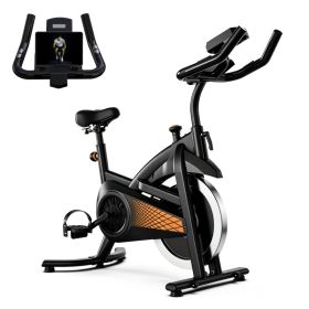 Exercise Bike, Adjustable Magnetic Resistance Stationary Bikes , Indoor Bike With 330lbs Weight Capacity Comfortable Seat, Tablet Mount (Option: OR)