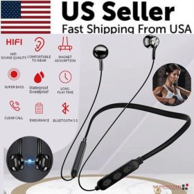 Waterproof Bluetooth 5.0 Earbuds Stereo Sport Wireless Headphones In Ear Headset (Option: Default Title)