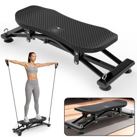 Sliding Ski Simulator with Resistance Bands - Indoor Skiing Fitness Equipment for Home Gym, With Resistance Bands & Non-Slip Base (Color: as Pic)